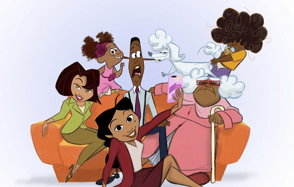 A scene from the animated show "The Proud Family: Louder and Prouder"