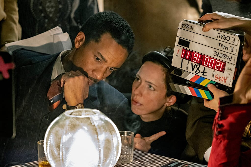 Actor Andre Holland and director Rebecca Hall