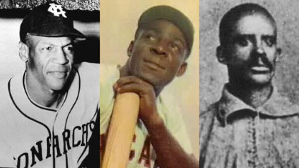 Baseball players Buck O’Neil, Minnie Minoso and Bud Powell