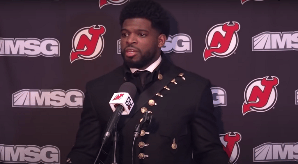 New Jersey Devils player P.K. Subban