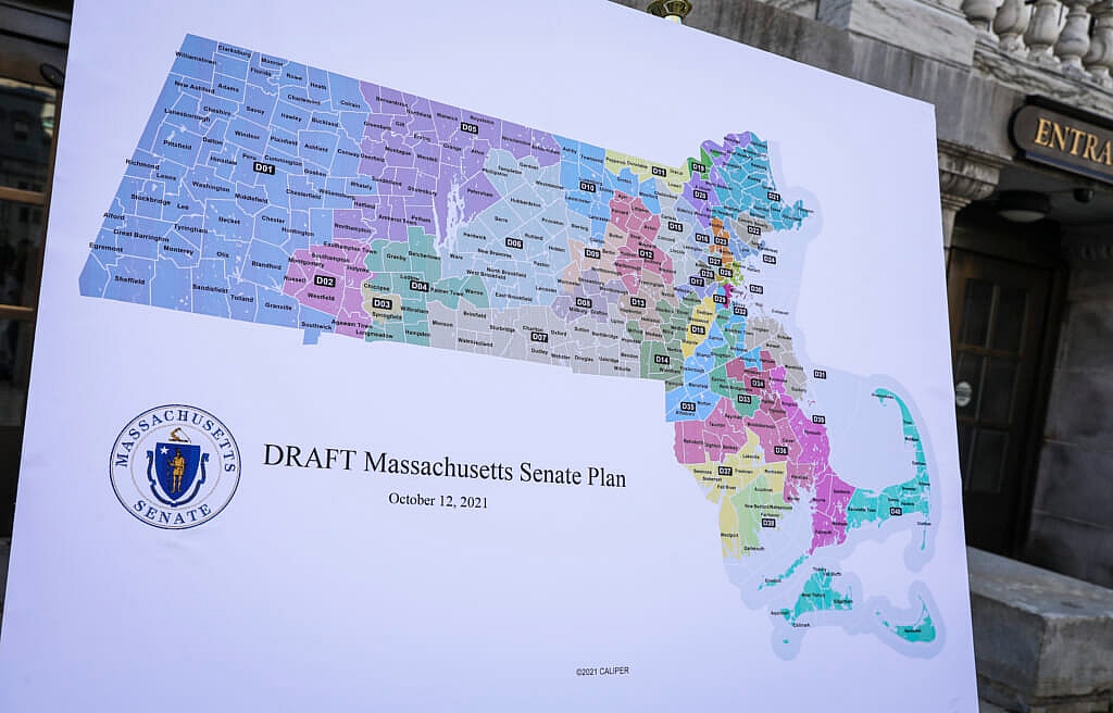 Draft maps of Massachusetts legislative districts