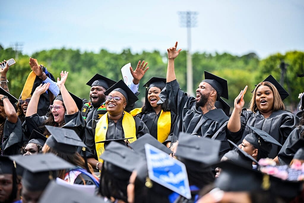 Graduates at the 200th commencement held at Savannah State University