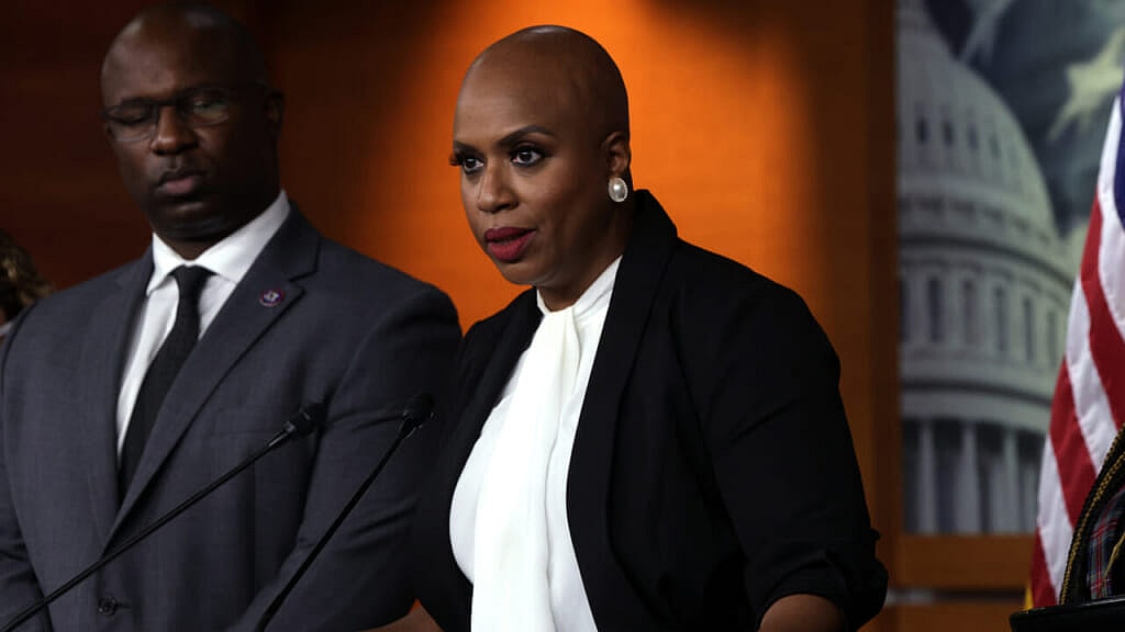 Rep. Ayanna Pressley (D-MA) and Rep. Jamaal Bowman (D-NY)
