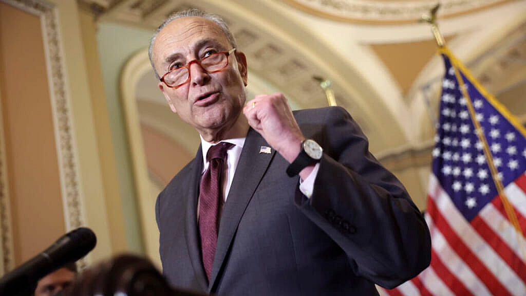 Democratic Senate Majority Leader Charles Schumer of New York