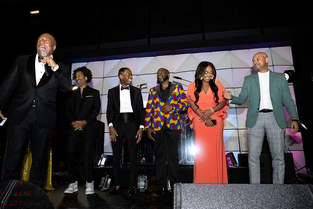 Byron Allen, Touré, Gerren Keith Gaynor, Michael Harriot, Natasha Alford and Panama Jackson theGrio.com