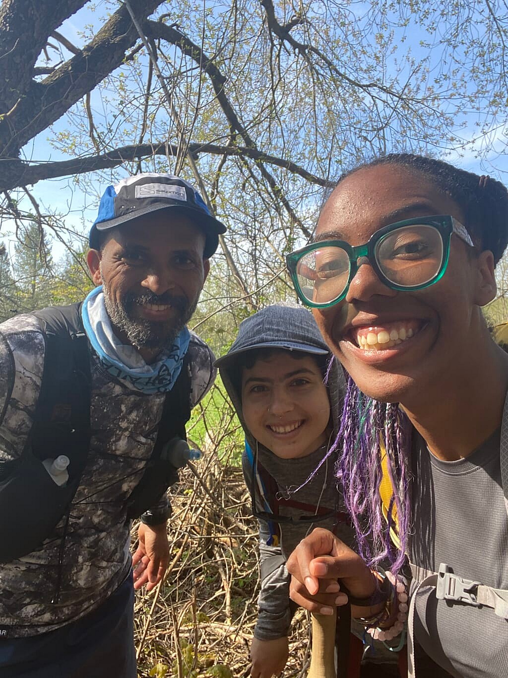 Elias Kibreab, Sima Fabricant and Zwena Gray