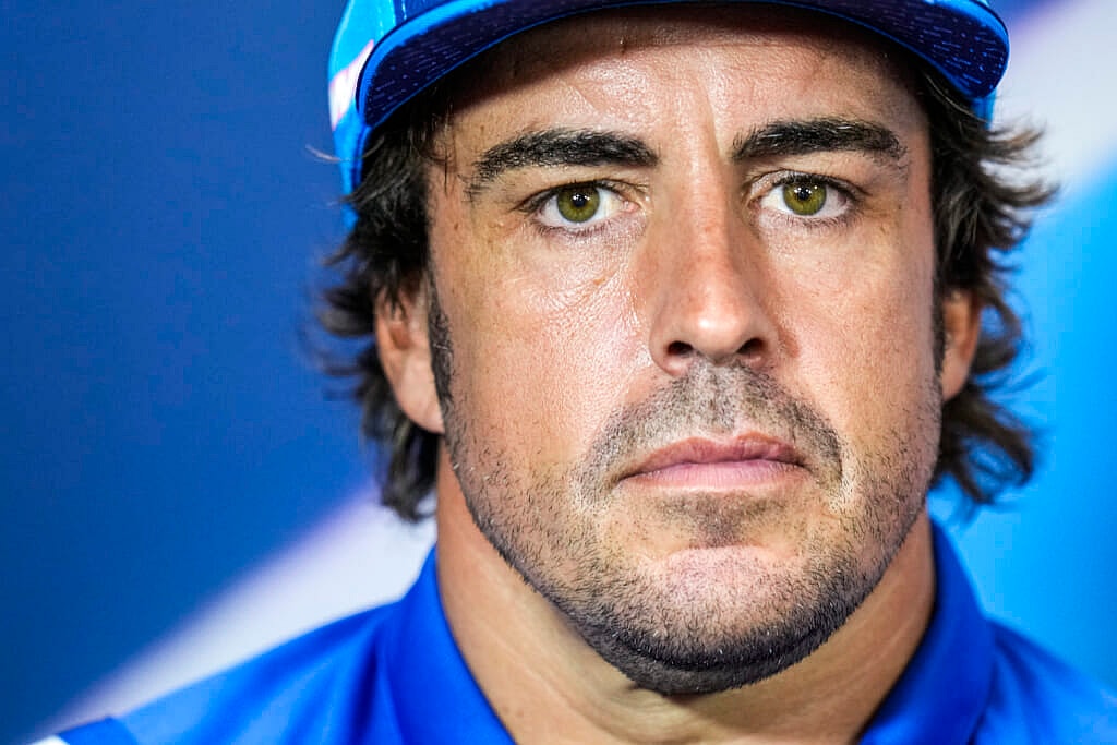 Alpine driver Fernando Alonso of Spain