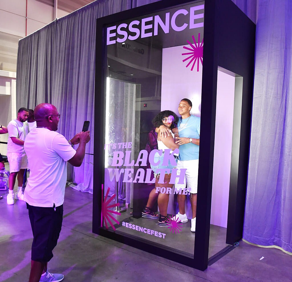Photo booth at Essence Fest