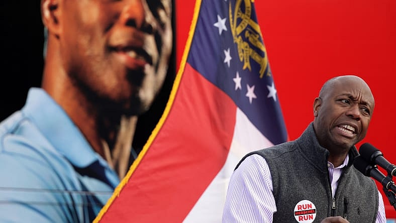Herschel Walker Campaigns In Georgia Ahead Of Runoff Senate Election