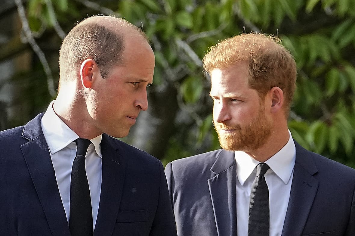 Britain’s Prince William and Prince Harry