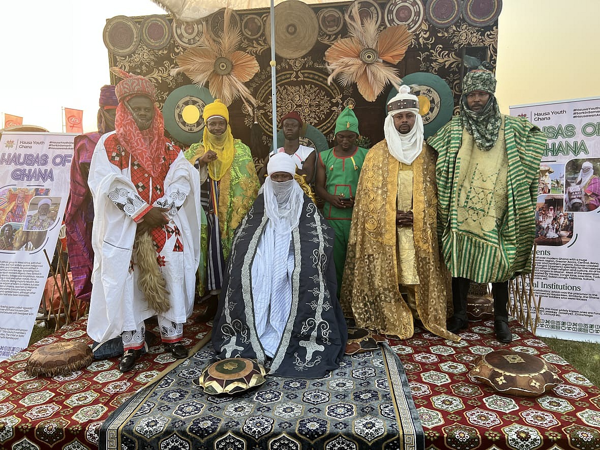 An activation featuring the Ghanaian Hausa ethnic group
