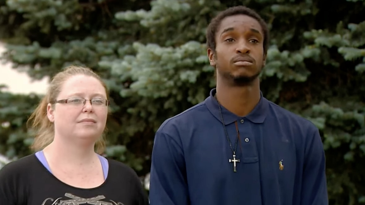 Shaiitarrio Brown and Brittany King - George Floyd protests Denver