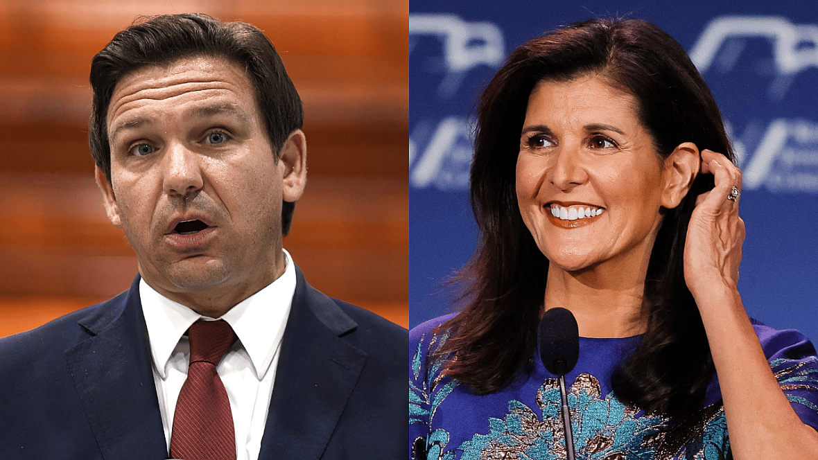 Florida Gov. Ron DeSantis and former Ambassador to the United Nations Nikki Haley