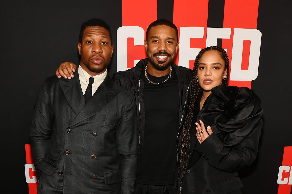 Jonathan Majors, Tessa Thompson, Michael B. Jordan, Creed, theGrio.com