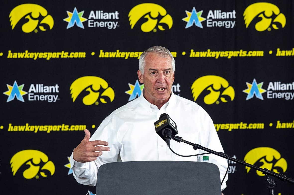 Iowa athletic director Gary Barta