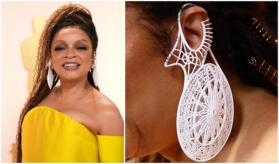 Costume designer Ruth E. Carter and her intricate earrings