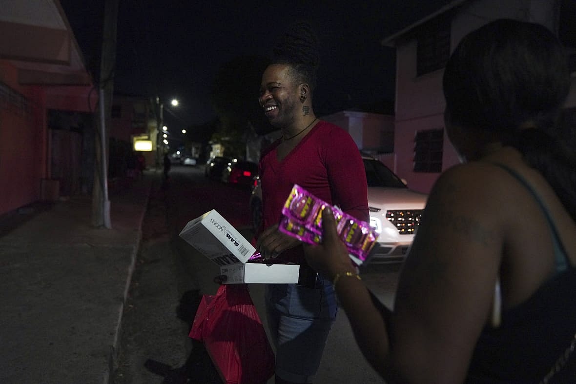 Orden David distributes condoms to sex workers in St. John’s, Antigua