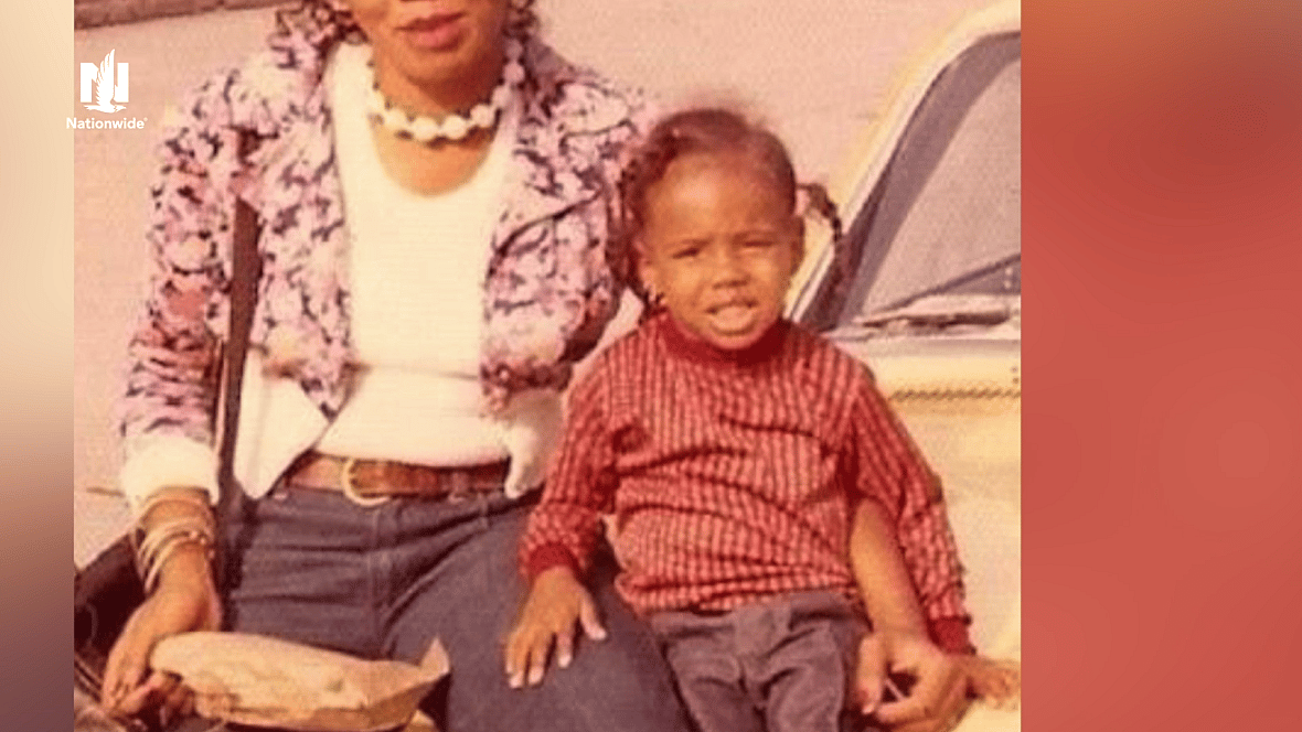 Lana Michele Moorer, the future MC Lyte, in childhood
