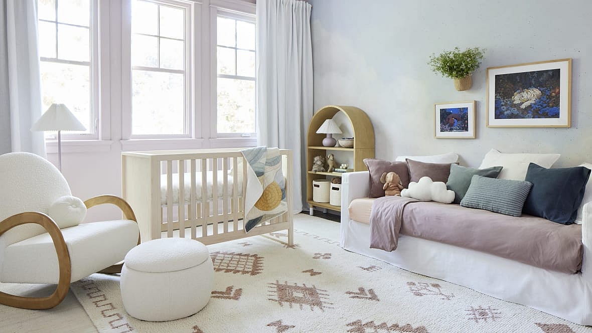 Naomi Osaka, Crate & Kids, Naomi Osaka baby nursery, Naomi Osaka gives birth, Black baby nursery, Black celebrity babies, Black celebrity moms, theGrio.com