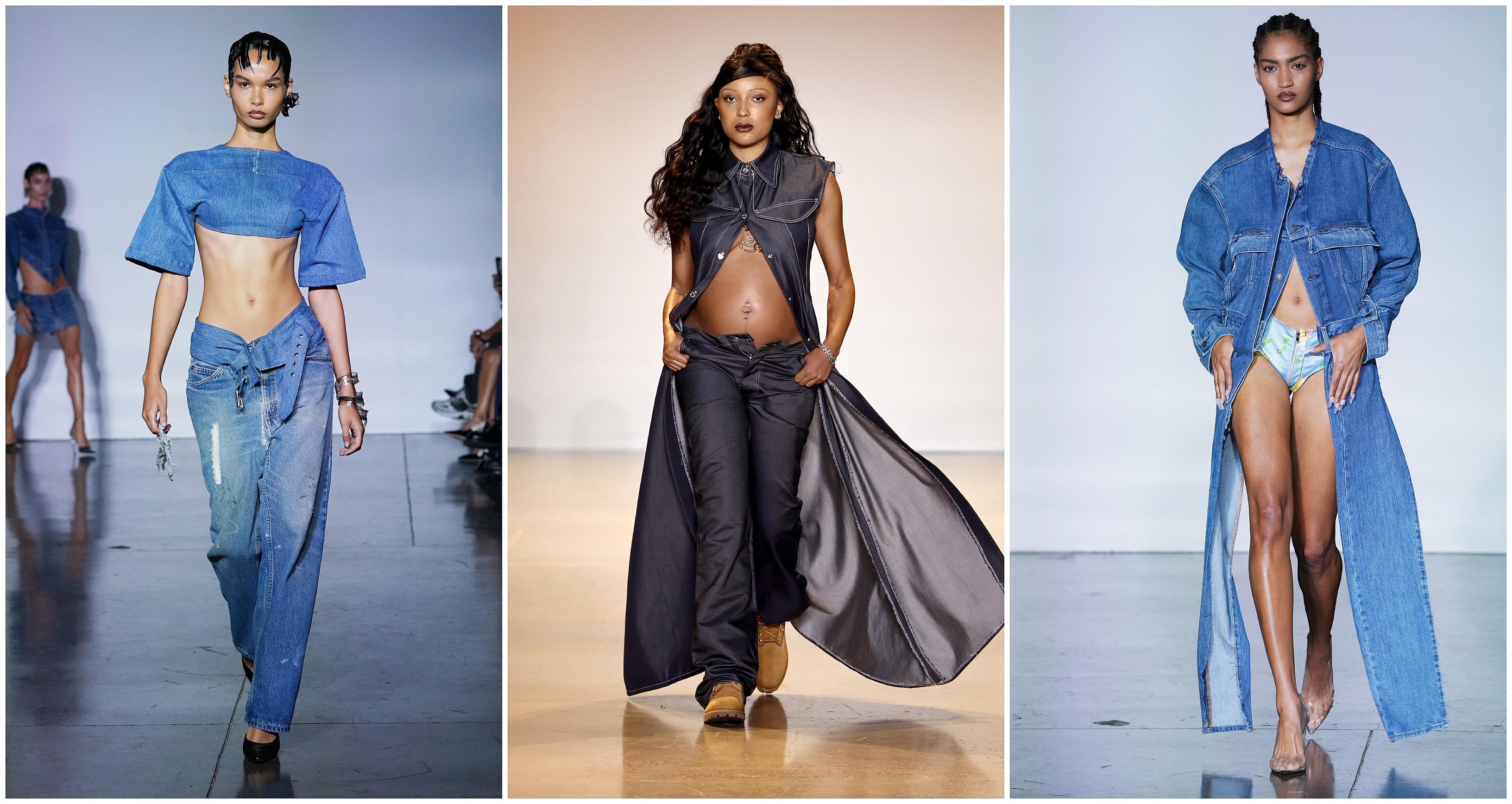 Models walk the runway for Sami Miro Vintage, WhenSmokeClears(R) and Sami Miro Vintage