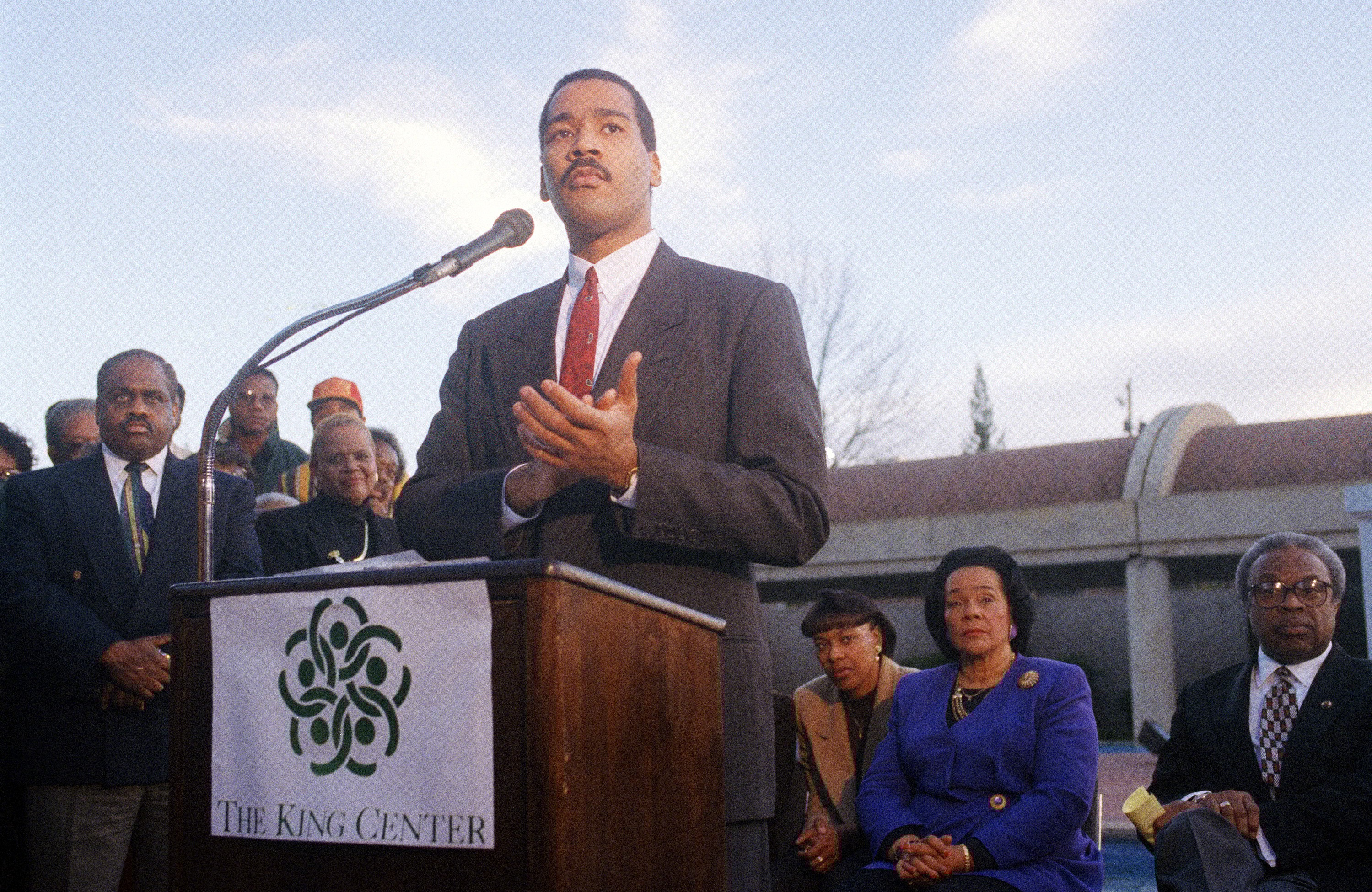 Dexter Scott King, the younger son of Martin Luther King Jr. and Coretta Scott King 
