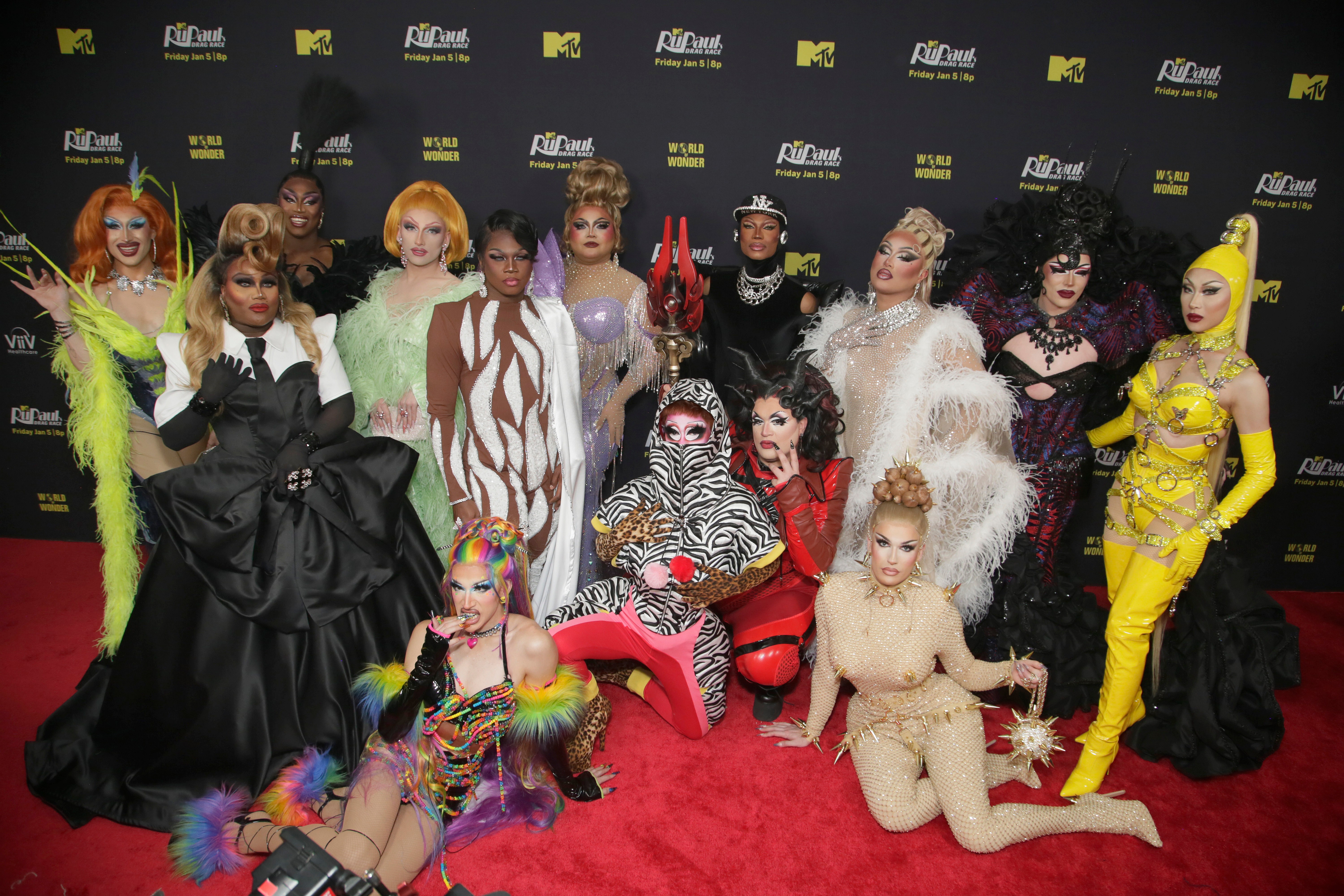 The cast of "RuPaul's Drag Race"