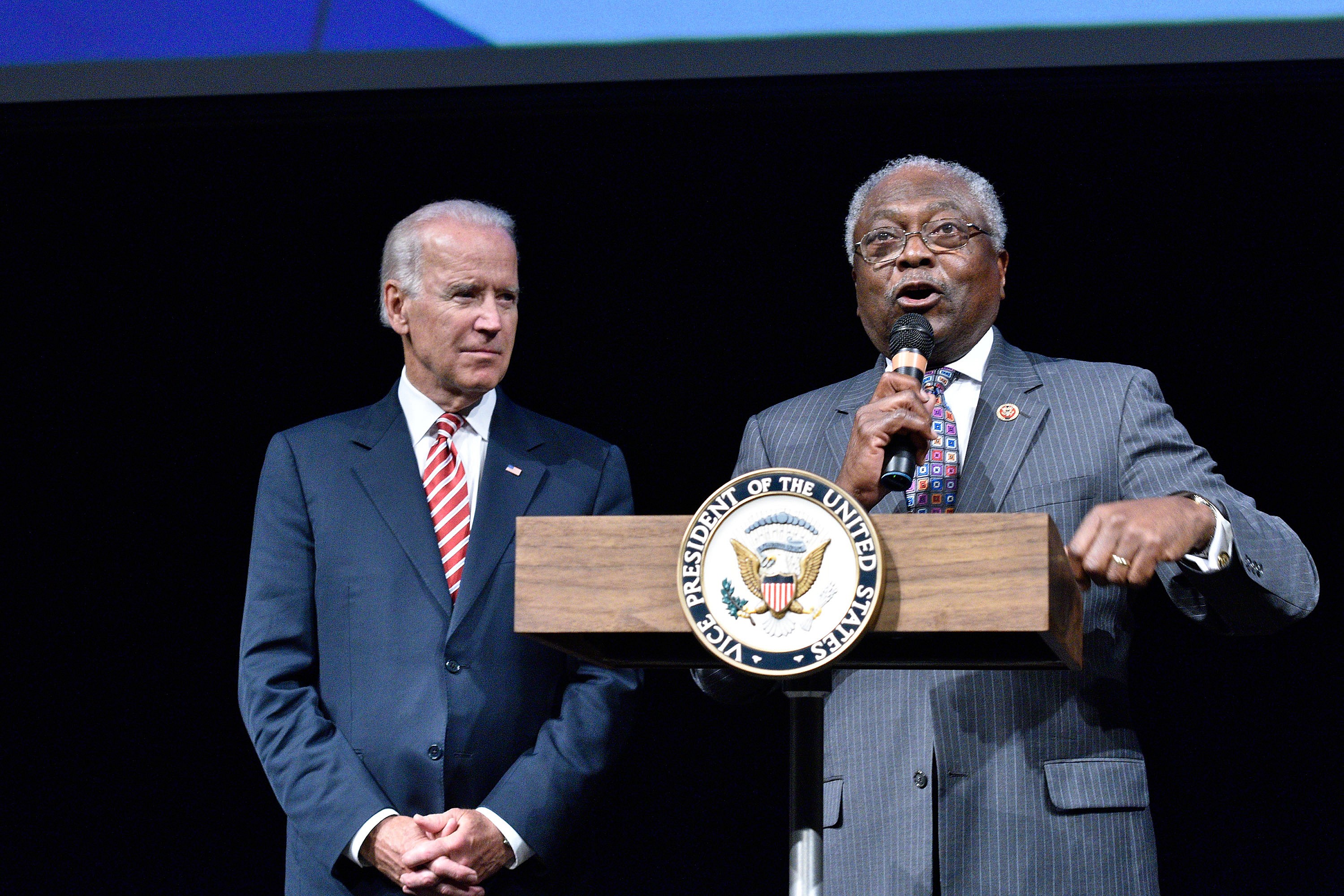President Joe Biden and Representative James Clyburn