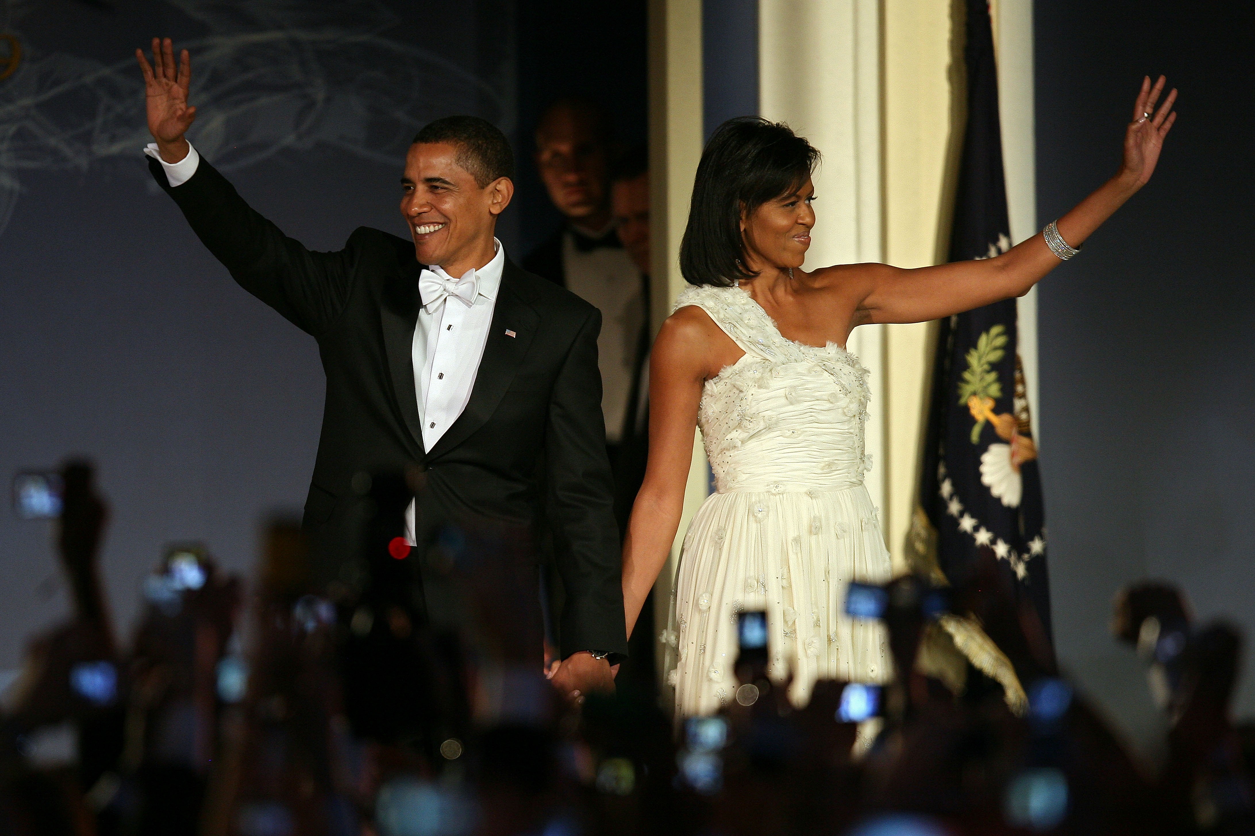 Former President Barack Obama and his wife, former First Lady Michelle Obama