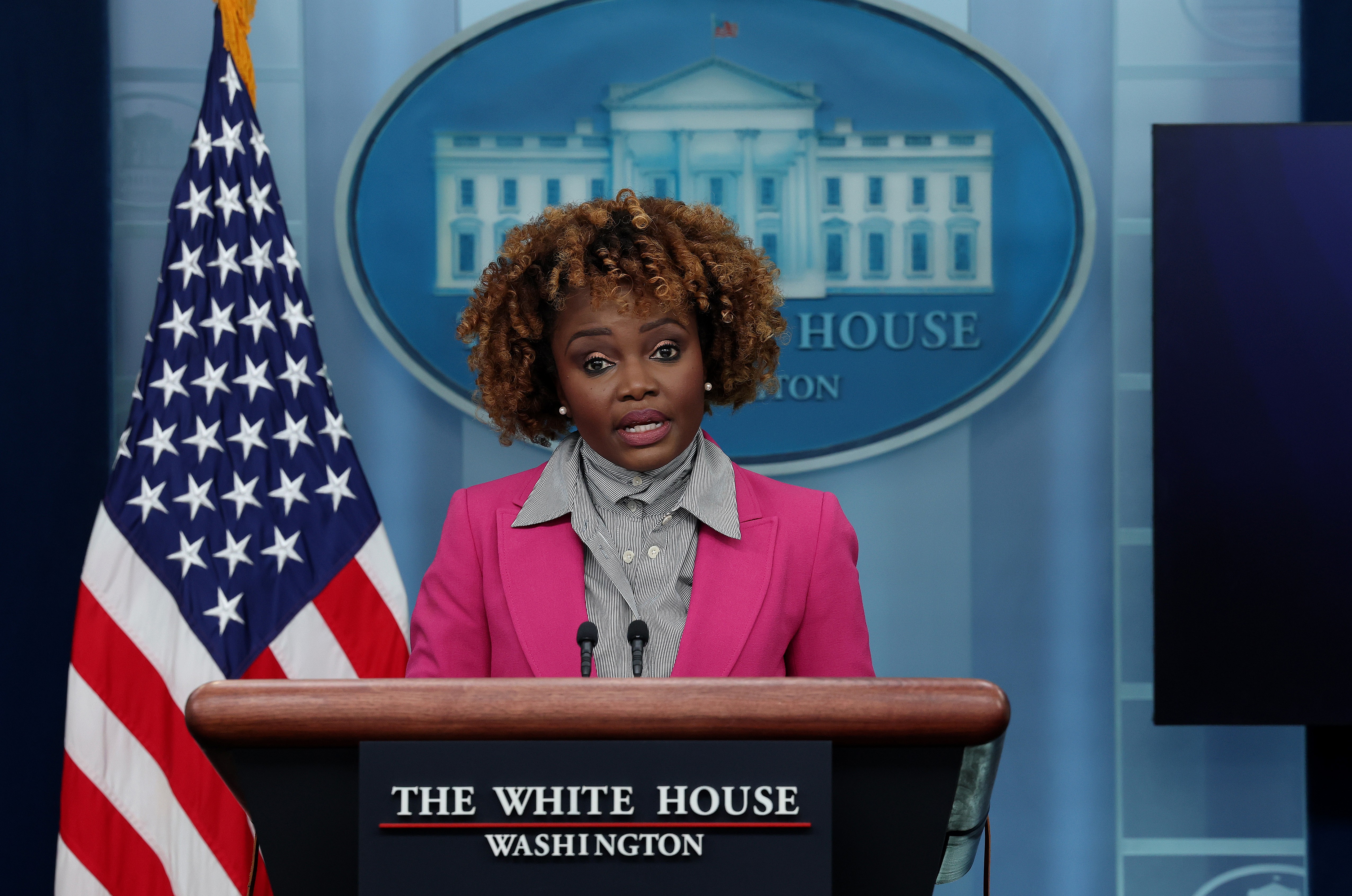 White House Press Secretary Karine Jean-Pierre