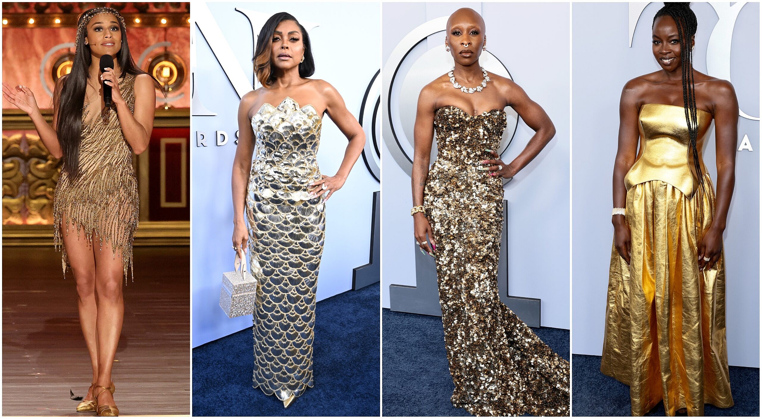 2024 Tony Awards, 77th Annual Tony Awards, 2024 Tony Awards red carpet, Tony Awards red carpet, Black stars at the Tony Awards, Red Carpet Style, Black Broadway, Black celebrity style, Kara Young, Alicia Keys, Taraji P. Henson, Cynthia Erivo, theGrio.com