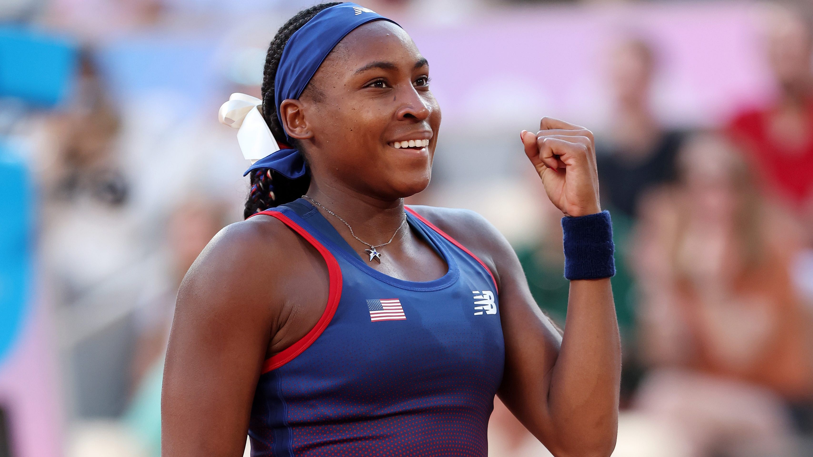 Coco Gauff Olympic games, Coco Gauff olympics, Coco Gauff olympic village, Is Coco Gauff in the Olympic village?, Coco Gauff living in the Olympic Village, Athletes Olympic village, Coco Gauff team USA, Is Coco Gauff on Team USA? theGrio.com