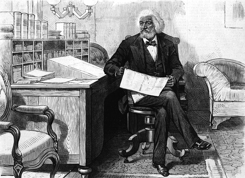 Abolitionist Frederick Douglass Edits Newspaper