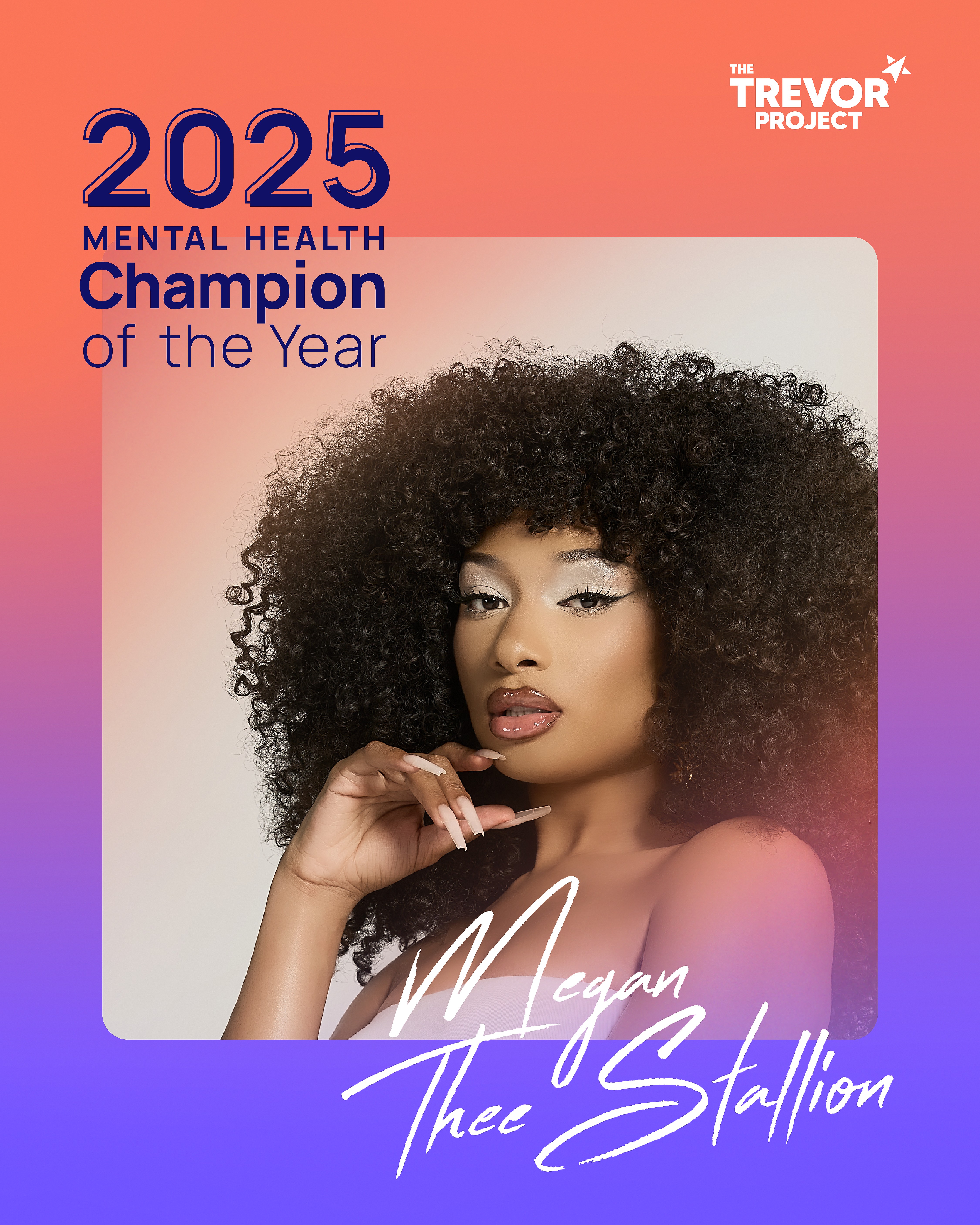 Megan Thee Stallion, World mental health day, megan thee stallion the trevor project, megan thee stallion Mental Health Champion of the Year Award theGrio.com