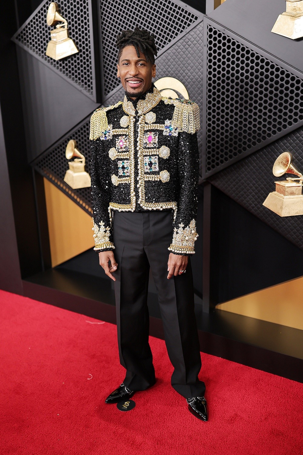 LOS ANGELES, CALIFORNIA - FEBRUARY 01: Jon Batiste attends the 68th GRAMMY Awards on February 01, 2026 in Los Angeles, California. 