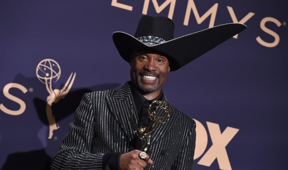 Billy Porter, winner of the award for outstanding lead actor in a drama series for "Pose," poses in the press room at the 71st Primetime Emmy Awards on Sunday, Sept. 22, 2019, at the Microsoft Theater in Los Angeles. (Photo by Jordan Strauss/Invision/AP) thegrio.com