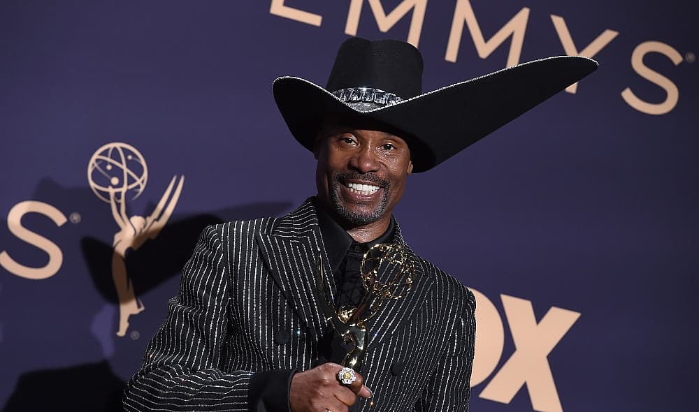 Billy Porter, winner of the award for outstanding lead actor in a drama series for "Pose," poses in the press room at the 71st Primetime Emmy Awards on Sunday, Sept. 22, 2019, at the Microsoft Theater in Los Angeles. (Photo by Jordan Strauss/Invision/AP) thegrio.com