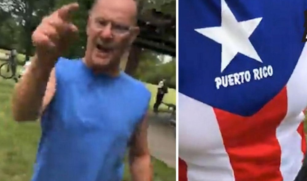 Timothy Trybus hurls slurs at woman wearing Puerto Rico flag shirt thegrio.com