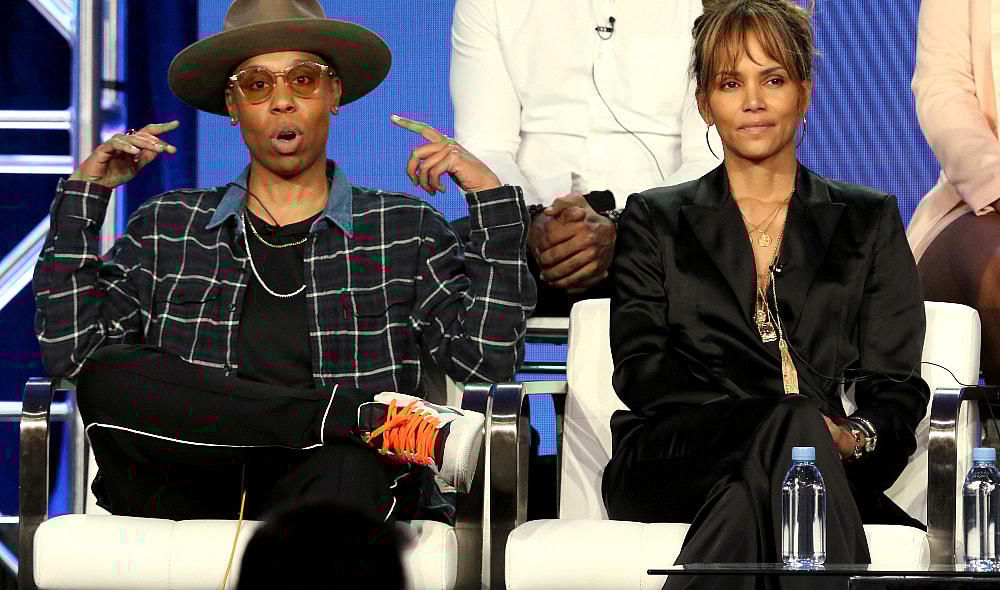 Lena Waithe, left, and Halle Berry participate in the "Boomerang" panel during the BET presentation at the Television Critics Association Winter Press Tour at The Langham Huntington on Monday, Feb. 11, 2019, in Pasadena, Calif. (Photo by Willy Sanjuan/Invision/AP) thegrio.com