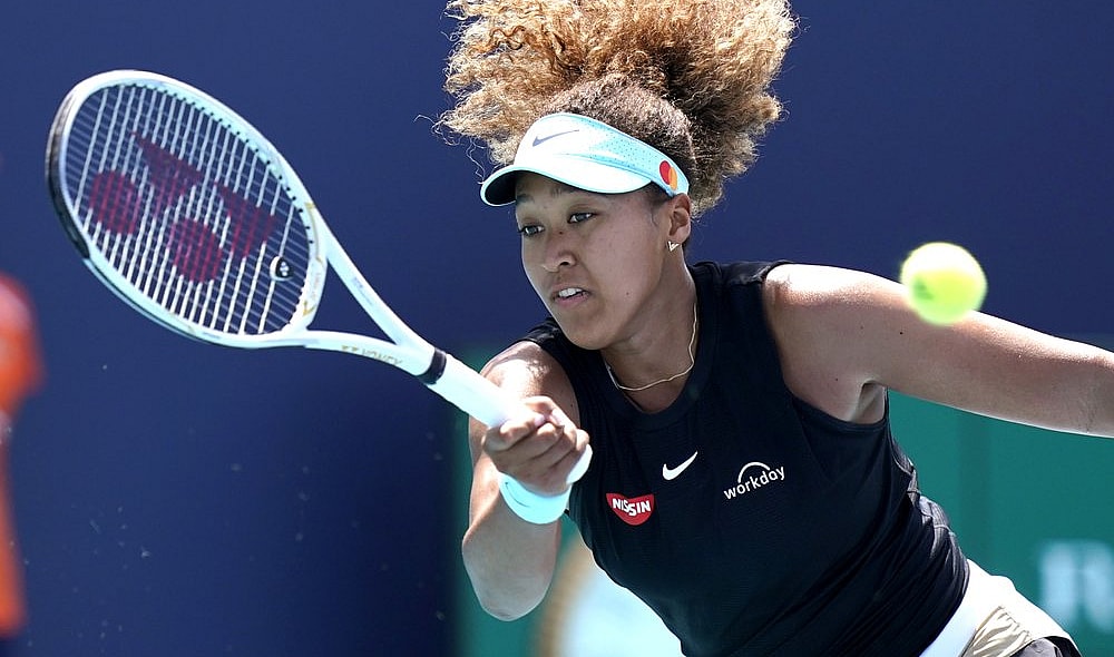 Tennis player Naomi Osaka of Japan