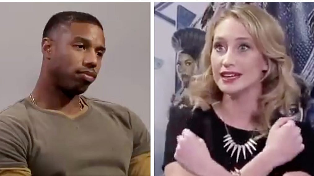 Wakanda Salute Michael B. Jordan thegrio.com