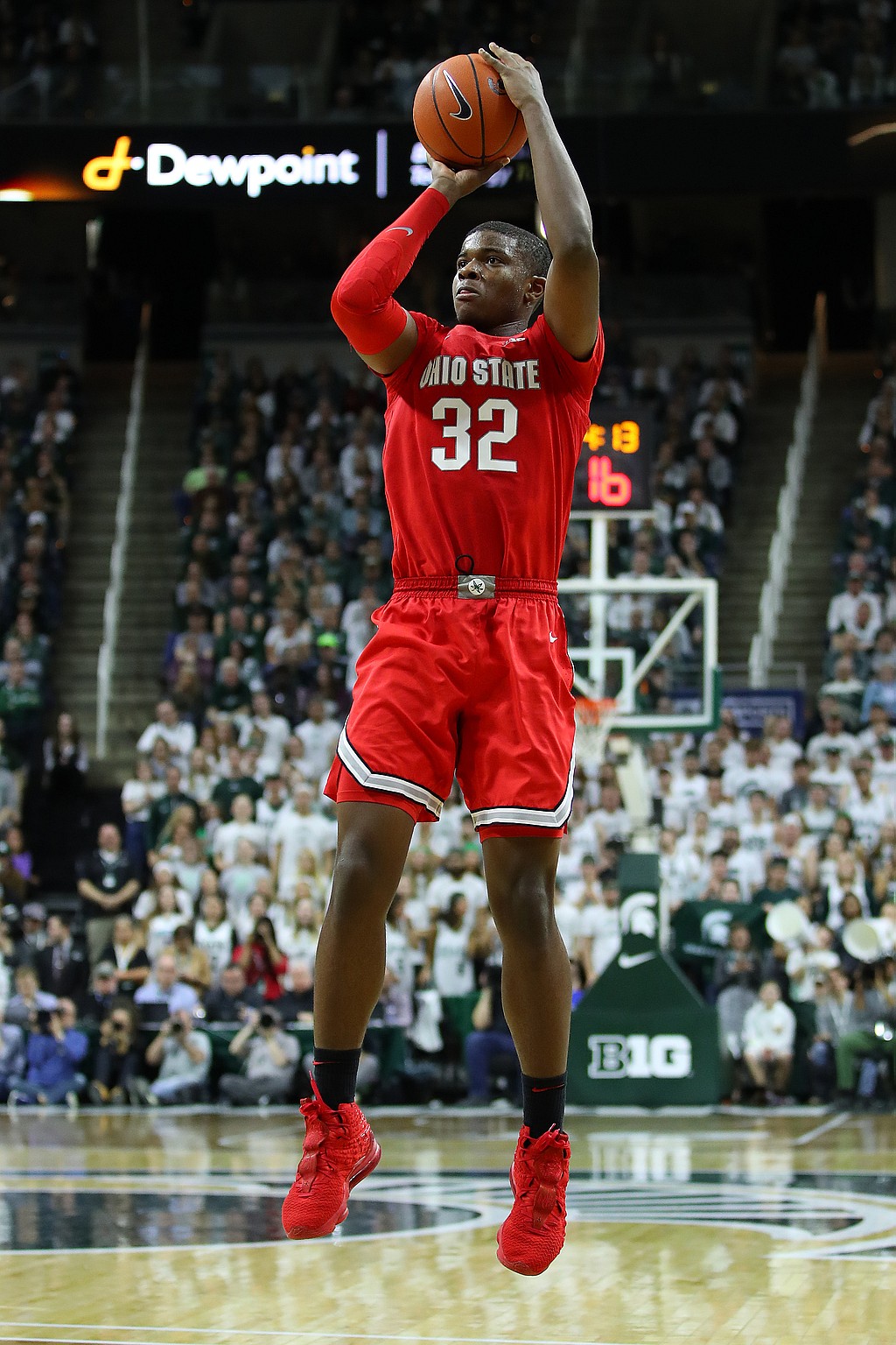 E.J. Liddell of the Ohio State Buckeyes