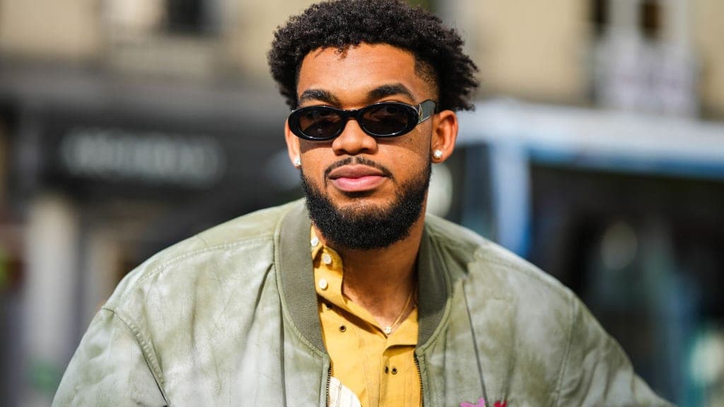 Karl-Anthony Towns Black NBA mens fashion Black style theGrio.com
