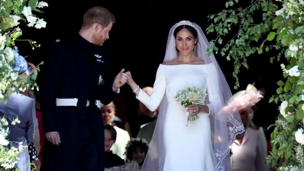 Meghan Markle wedding dress, Meghan Markle Clare Waight Keller dress, Duchess of Sussex wedding 
theGrio.com