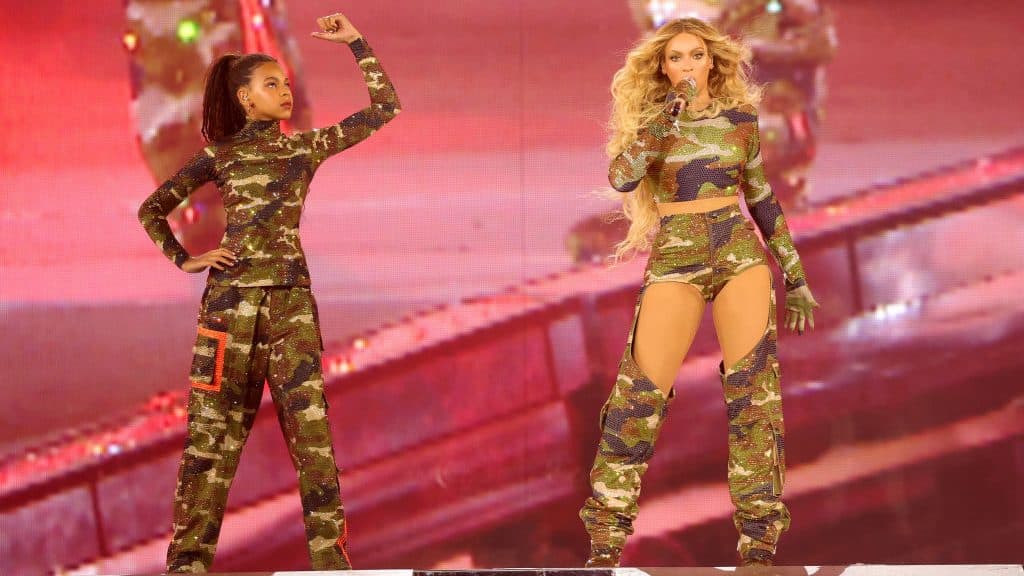 Blue Ivy Renaissance World tour, Blue Ivy makeup, Blue Ivy Tina Knowles makeup, Renaissance World Tour movie, Is Blue Ivy Beyoncé's daughter? Is Blue Ivy on tour? 
theGrio.com