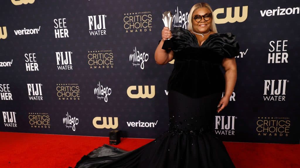 2024 Critics Choice Awards, 29th annual Critics Choice Awards, da'vine joy randolph Critics choice awards, Ayo Edebiri Critics choice awards, who won critics choice awards?, Black stars at the Critics Choice awards, Crictics choice awards fashion, Critics Choice awards red carpet looks, who was the best dressed at the Critics choice awards? theGrio.com
