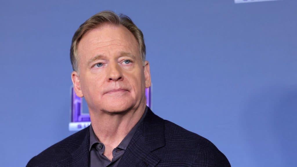 Super Bowl LVIII - NFL Commissioner Roger Goodell Press Conference