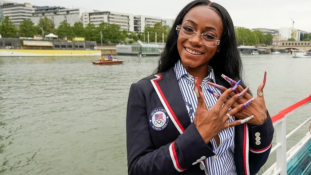 Sha'Carri Richardson, Sha'Carri Richardson's nails, Olympic manicures, Olympic nails, Black beauty, theGrio.com