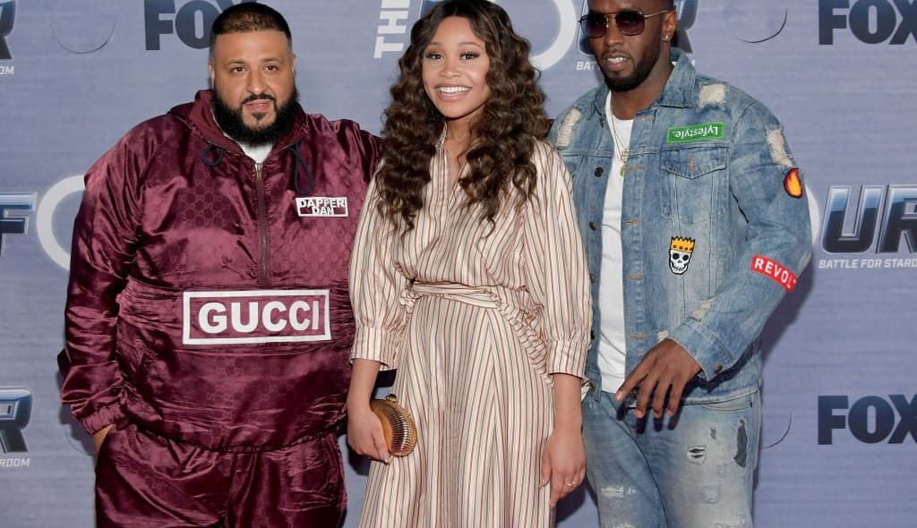 Diddy, DJ Khaled, Evvie McKinney @ The Four finale