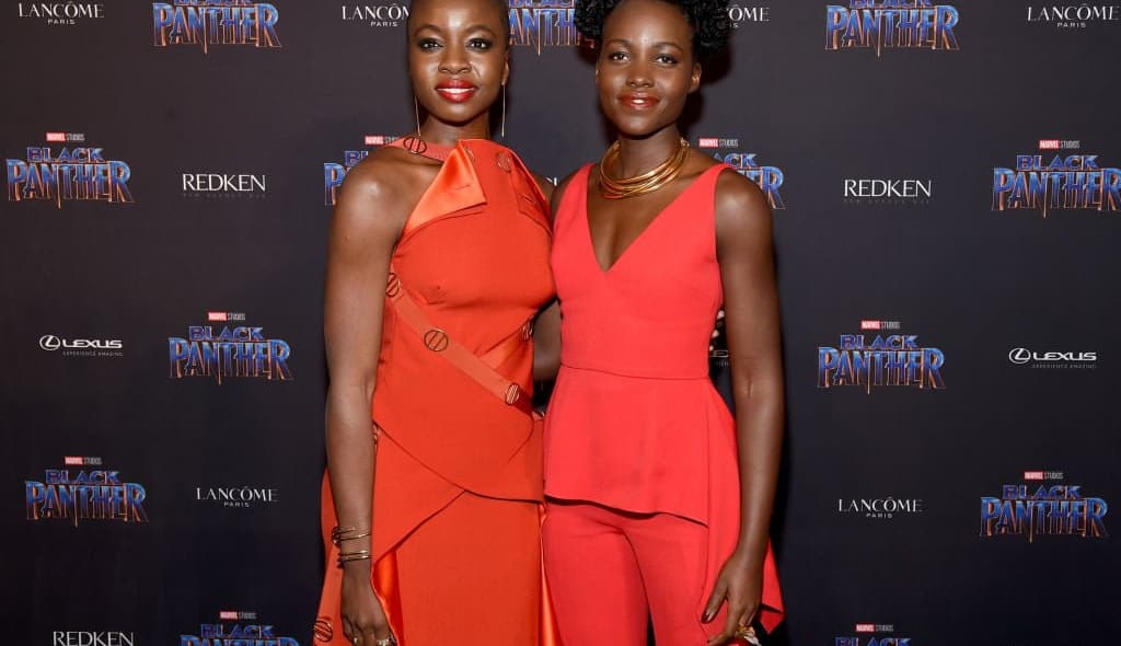 Danai Gurira and Lupita Nyong'o