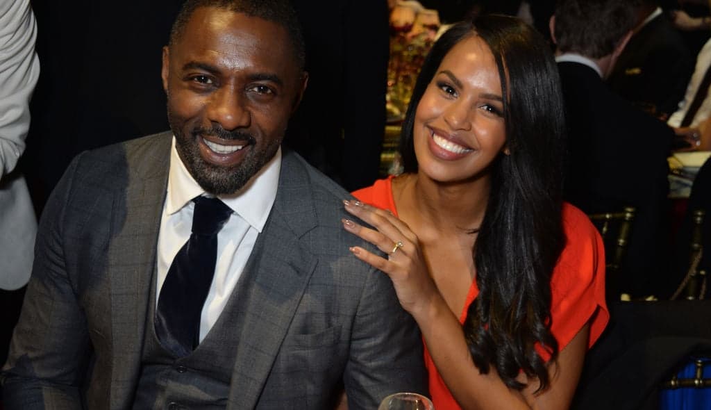 Idris Elba and Sabrina Dhowre attend The 64th Evening Standard Theatre Awards at the Theatre Royal, Drury Lane, on November 18, 2018 in London, England. (Photo by David M. Benett/Dave Benett/Getty Images)